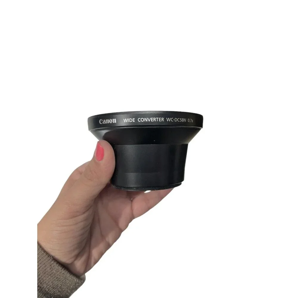 Canon WC-DC58N 0.7x Wide Angle Converter Lens For Canon Digital Cameras